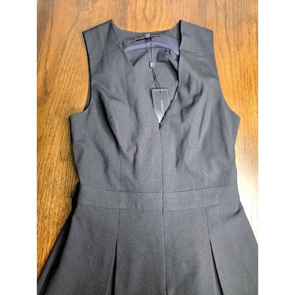BCBGMAXAZRIA - Sleeveless Romper OPEN BACK- Black - XXS - NWT - Picture 4 of 16